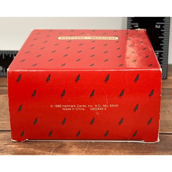 1986 HALLMARK KEEPSAKE ORNAMENT QXO440-3 OLD FASHIONED SANTA HANDCRAFTED - Picture 4 of 8